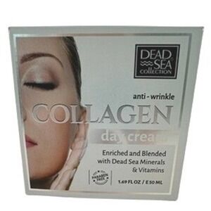 Dead Sea Collection Womens 1.69 fl oz Day Cream White Anti-Wrinkle Collagen